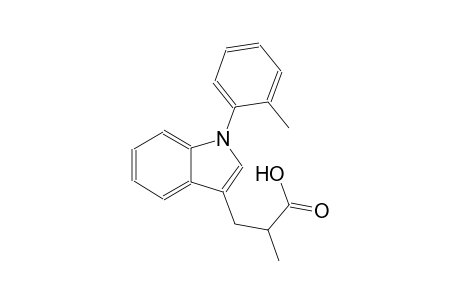2-methyl-3-[1-(2-methylphenyl)-1H-indol-3-yl]propanoic acid