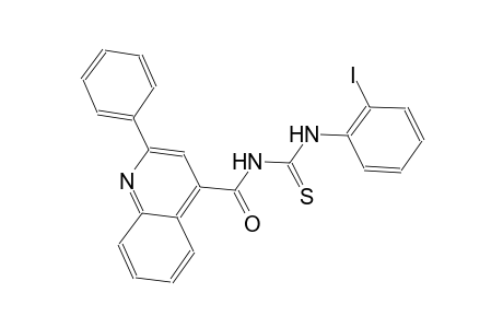 N-(2-iodophenyl)-N'-[(2-phenyl-4-quinolinyl)carbonyl]thiourea