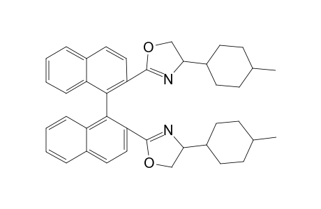 2,2'-[1,1'-Binaphthalene-2,2'-diyl)-bis[4"-( cyclohexylmethyl)-4'',5"-dihydroxazole]