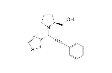((S)-1-((R)-3-phenyl-1-(thiophen-3-yl)prop-2-ynyl)pyrrolidin-2-yl)methanol