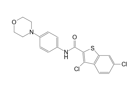 3,6-dichloro-N-[4-(4-morpholinyl)phenyl]-1-benzothiophene-2-carboxamide