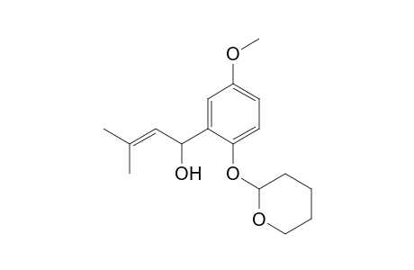 1-(5-Methoxy-2-tetrahydropyran-2-yloxy-phenyl)-3-methyl-but-2-en-1-ol