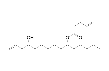 (4R,10R)-4-Hydroxypentadec-1-en-10-yl pent-4-enoate
