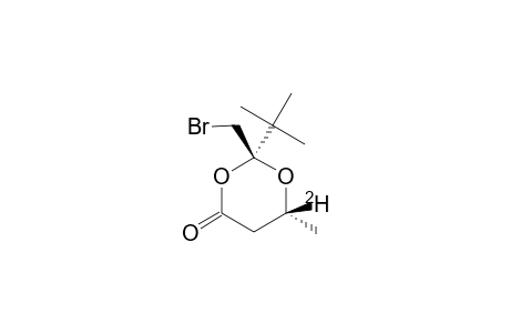 2-(BROMOMETHYL)-2-TERT.-BUTYL-6-DEUTERO-6-METHYL-1,3-DIOXAN-4-ONE