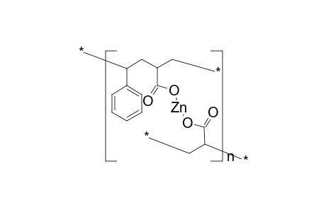Poly(styrene-co-zinc acrylate)