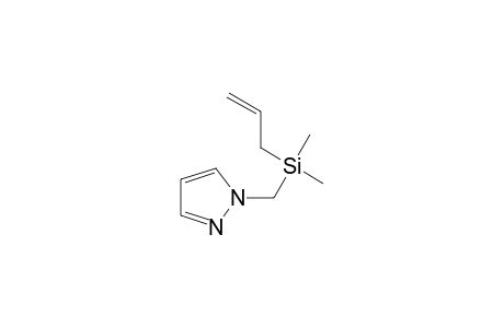 1H-Pyrazole, 1-[(dimethyl-2-propenylsilyl)methyl]-