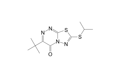 4H-[1,3,4]thiadiazolo[2,3-c][1,2,4]triazin-4-one, 3-(1,1-dimethylethyl)-7-[(1-methylethyl)thio]-