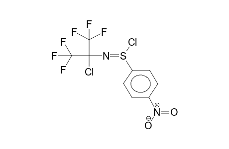 PARA-NITROPHENYL-N-(ALPHA-CHLORO-HEXAFLUOROISOPROPYL)IMINOSULPHINYLCHLORIDE