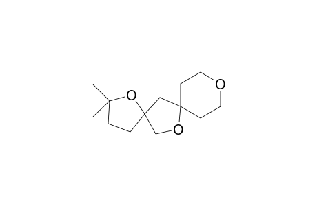 2,2-Dimethyl-dispiro[tetrahydrofuran-5,4'-tetrahydrofuran-2',4"-tetrahydropyran]