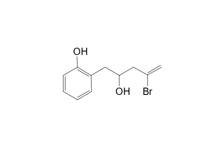 2-(4-Bromo-2-hydroxypent-4-enyl)phenol