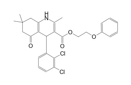 2-phenoxyethyl 4-(2,3-dichlorophenyl)-2,7,7-trimethyl-5-oxo-1,4,5,6,7,8-hexahydro-3-quinolinecarboxylate