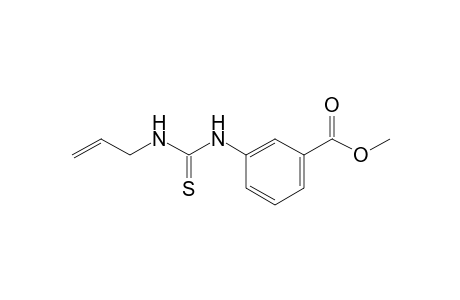m-(3-allyl-2-thioureido)benzoic acid, methyl ester