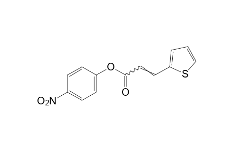 2-thiopheneacrylic acid, p-nitrophenyl ester