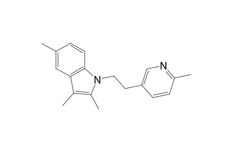 1-(2-(2-Methyl-5-pyridyl)ethyl)-2,3,5-trimethylindole