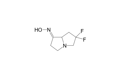 (??)-6,6-difluoro-1-oximinopyrrolizidine