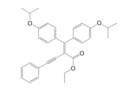 Ethyl 2-(bis(4-isopropoxyphenyl)methylene)-4-phenylbut-3-ynoate