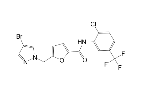5-[(4-bromo-1H-pyrazol-1-yl)methyl]-N-[2-chloro-5-(trifluoromethyl)phenyl]-2-furamide