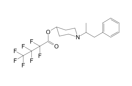 1-(1-Phenylpropan-2-yl)piperidin-4-yl heptafluorobutanoate