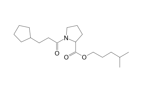 L-Proline, N-(3-cyclopentylpropionyl)-, isohexyl ester