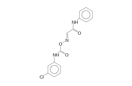 N-(3-chlorophenyl)-O-(phenylcarbamoylmethyleneamino)carbamate