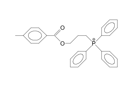 4-Methyl-benzoic acid, (3-triphenylphosphonium-propyl) ester cation