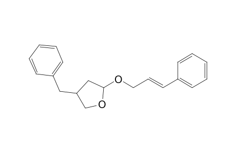 4-Benzyl-2-(cinnamyloxy)oxolane