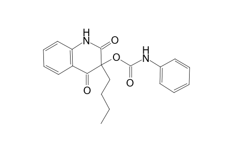 3-Butyl-1,2,3,4-tetrahydro-2,4-dioxoquinolin-3-yl Phenylcarbamate