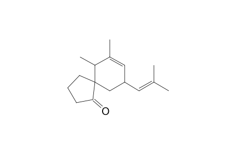 Spiro[2,3-Dimethyl-5-isobutenylcyclohex-3-ene-1,2'-cyclopentanone]
