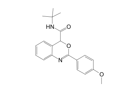 N-(tert-Butyl)-2-(4-methoxyphenyl)-4H-3,1-benzoxazine-4-carboxamide