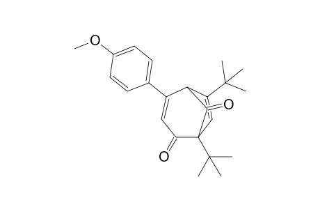 1,6-Bis(1,1-dimethylethyl)-4-(4-methoxyphenyl)bicyclo[3.2.1]oct-3,6-diene-2,8-dione