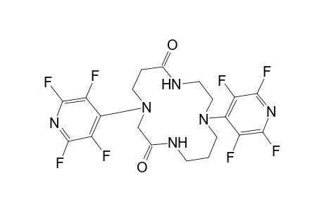 4,11-bis(2,3,5,6-tetrafluoro-4-pyridinyl)-1,4,8,11-tetraazacyclotetradecane-2,7-dione