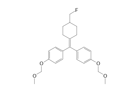 4-[Fluoromethyl]-[bis(p-<methoxymethoxy>phenyl)methylene]cyclohexane
