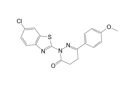2-(6-Chloro-1,3-benzothiazol-2-yl)-6-(4-methoxyphenyl)-4,5-dihydro-3(2H)-pyridazinone