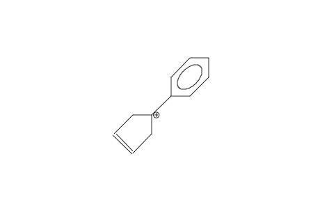 4-Phenyl-cyclopenten-4-ylium cation