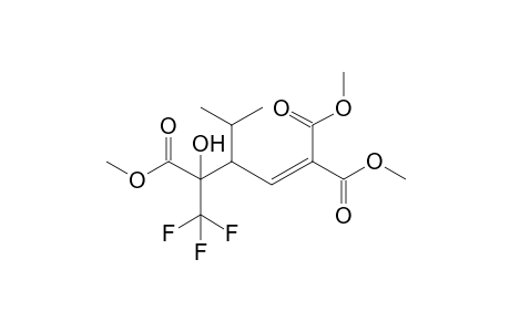 Trimethyl 5,5,5-trifluoro-4-hydroxy-3-isopropylpent-1-ene-1,1,4-tricarboxylate