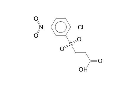 3-(2-Chloro-4-nitro-benzenesulfonyl)-propionic acid
