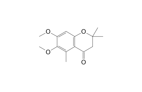 6,7-Dimethoxy-2,2,5-trimethyl-4-chromanone