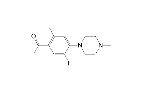 ethanone, 1-[5-fluoro-2-methyl-4-(4-methyl-1-piperazinyl)phenyl]-