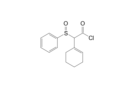 2-Chloro-1-(1-cyclohexenyl)-1-(phenylsulfinyl)ethanone