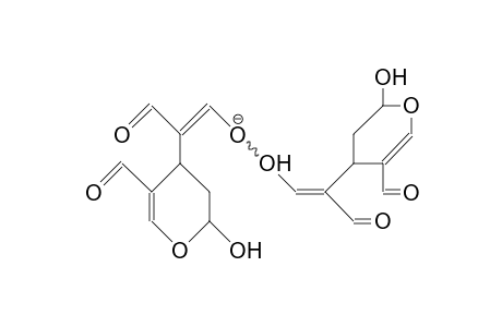 Bis(trans-4-<1,3-dioxopropan-2-yl>-5-formyl-2-hydroxy-3,4-dihydro-2H-pyran) anion