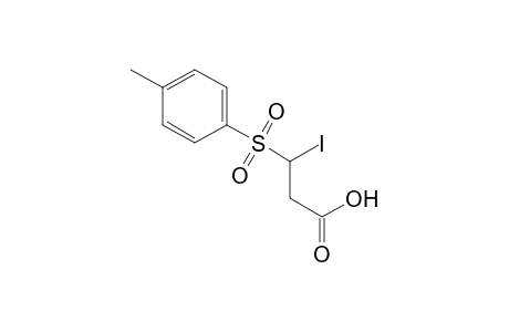 3-iodanyl-3-(4-methylphenyl)sulfonyl-propanoic acid