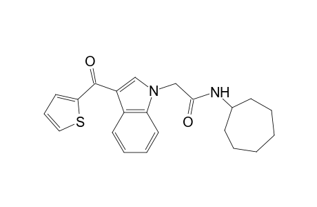 Acetamide, N-cycloheptyl-2-[3-(thiophene-2-carbonyl)indol-1-yl]-