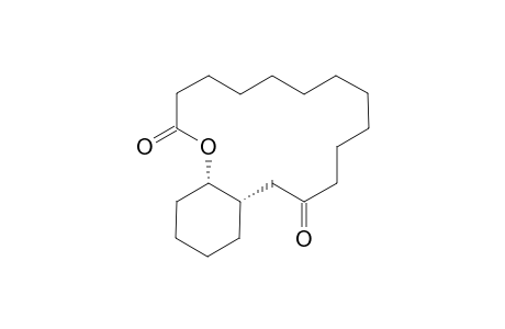 (1S,16S)-15-oxabicyclo[14.4.0]eicosane-3,14-dione