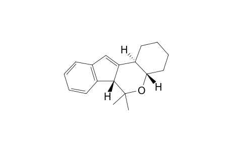 (4aS*,6aS*,11bR*)-6,6-Dimethyl-1,2,3,4,4a,6,6a,11b-octahydroindeno[1,2-c]chromene