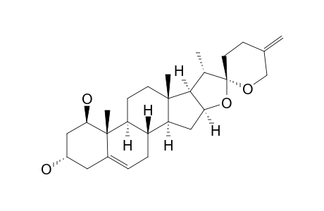 3-EPI-NEORUSCOGENIN;(25R)-1-BETA,3-ALPHA-DIHYDROXY-SPIROSTAN5,25(27)-DIENE
