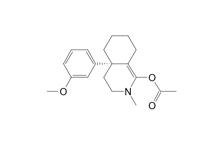 2-Methyl-4a.alpha.-(3-methoxyphenyl)-2,3,4,4a,5,6,7,8-octahydro-6.alpha.-isoquinolinol acetate