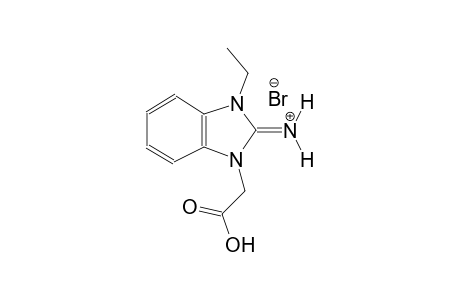 2H-benzimidazol-2-iminium, 1-(carboxymethyl)-3-ethyl-1,3-dihydro-, bromide