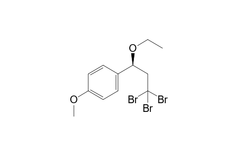 1-methoxy-4-[(1S)-3,3,3-tribromo-1-ethoxy-propyl]benzene