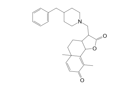 3-[(4-benzyl-1-piperidyl)methyl]-5a,9-dimethyl-3a,4,5,9b-tetrahydro-3H-benzo[g]benzofuran-2,8-dione