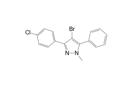 4-Bromo-3-(4-chlorphenyl)-1-methyl-5-phenyl-1H-pyrazole